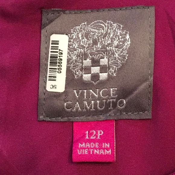 Vince Camuto Pink Midi Dress w Pockets Sz 12P - Picture 6 of 8